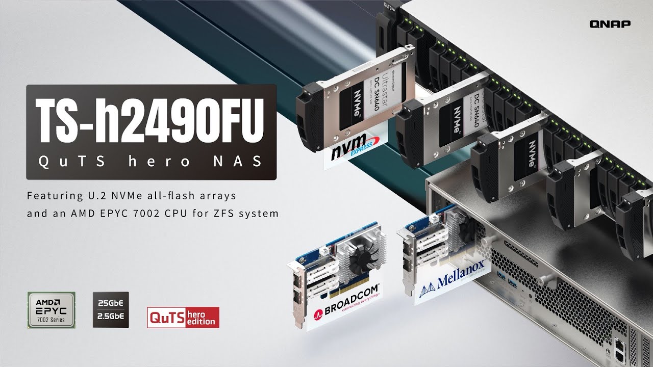 QNAP TS-h2490FU - ALL FLASH ARRAY