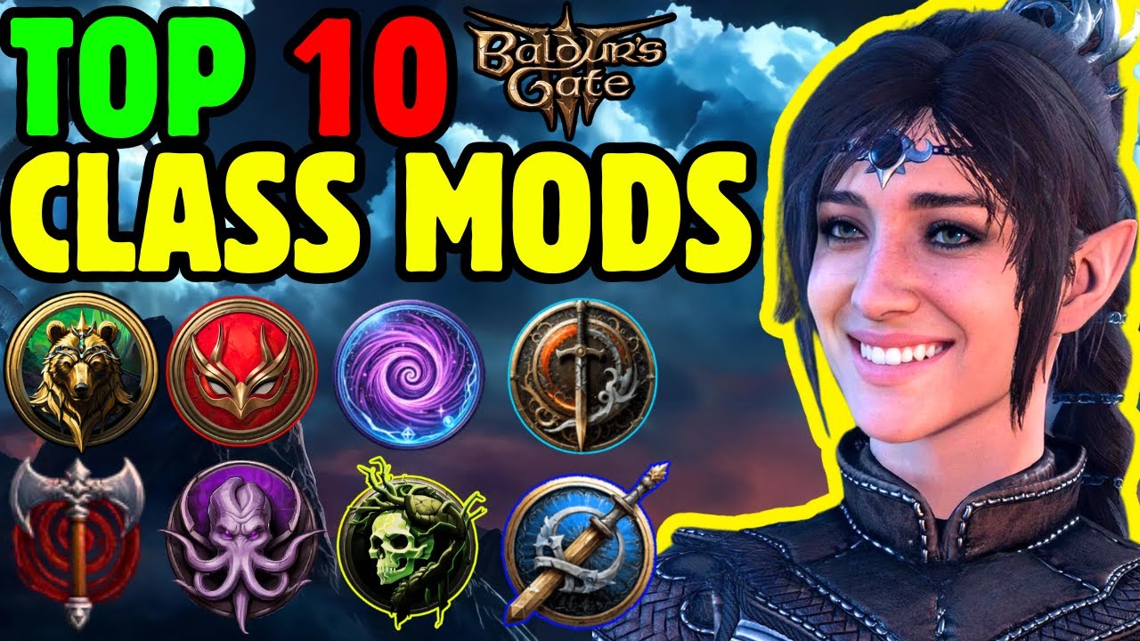 TOP 10 CLASS MODS in Baldur's Gate 3 Mod Manager 2025