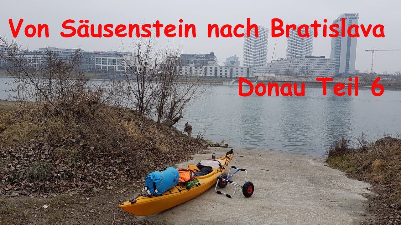 Die Donau zu Kajak - von Donaueschingen bis ans Schwarze Meer Teil 6 (2016) Säusenstein-Bratislava