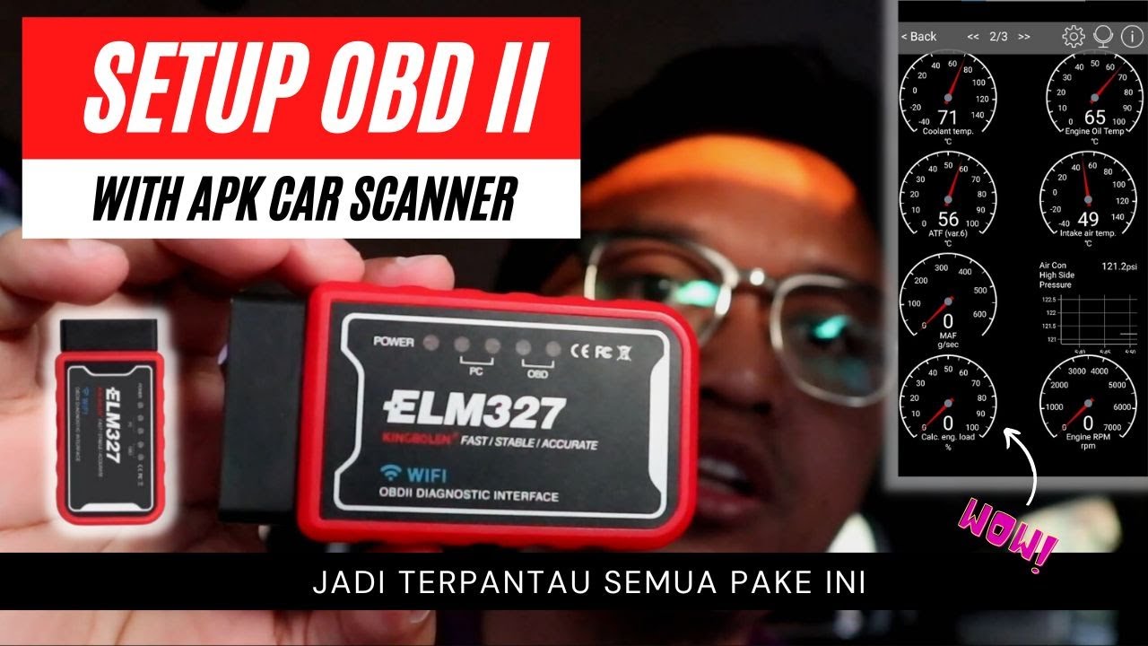 Cara Setting OBD II di Chevrolet Spin Pakai Aplikasi Car Scanner | WA : 0857 1936 5045