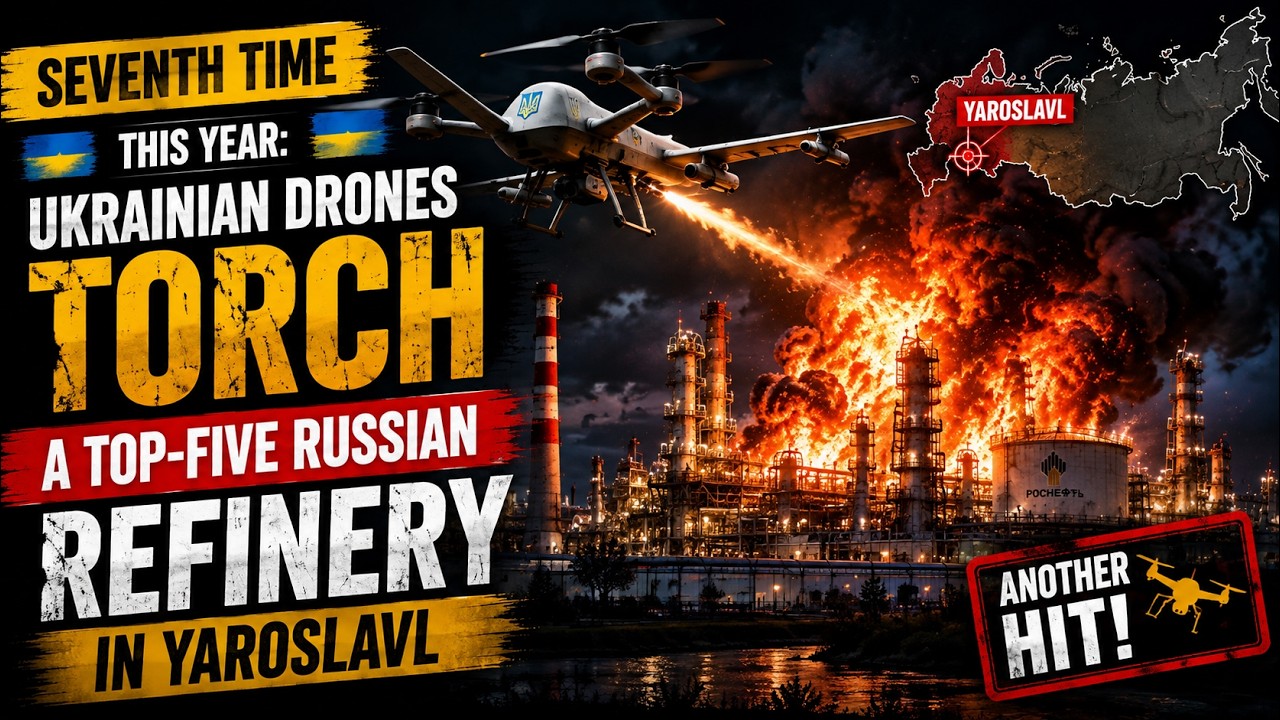 Ukraine Strikes Again: Drones Hit Russia&rsquo;s Major Yaroslavl Refinery for the 7th Time
