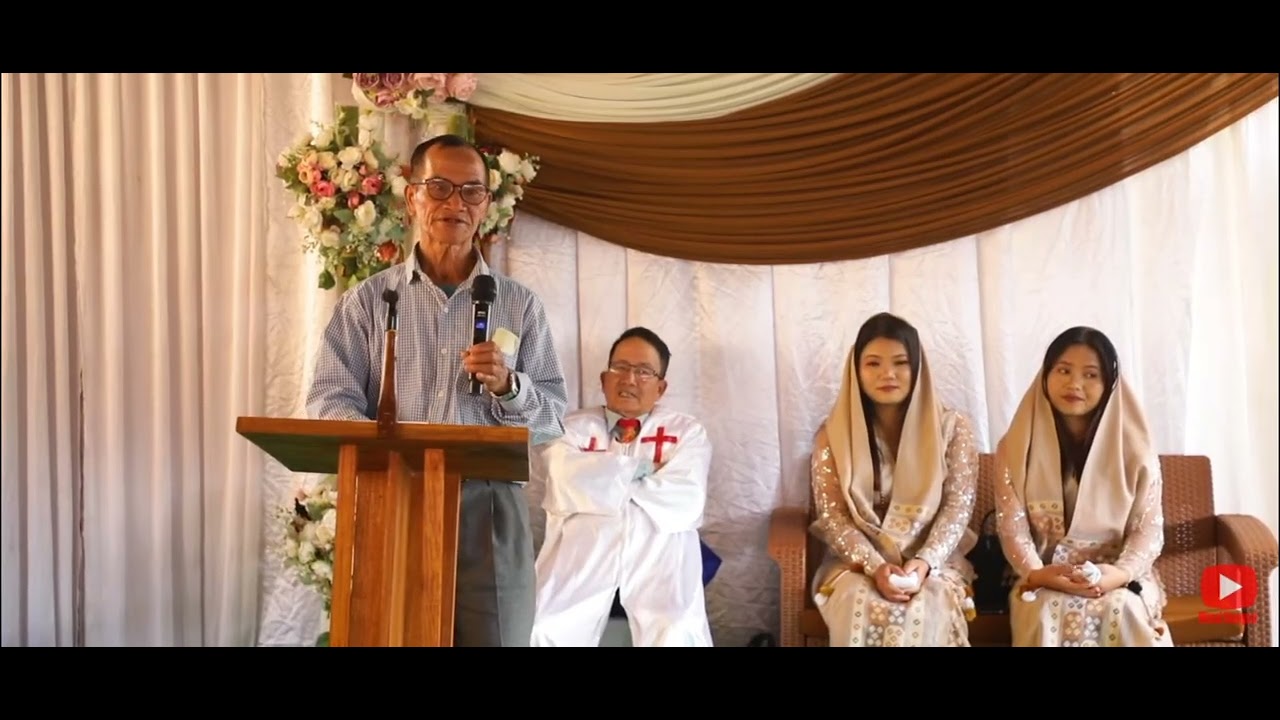 Upa. T Haokip Dialogue at Vahneo Bridal Blessings Ceremony