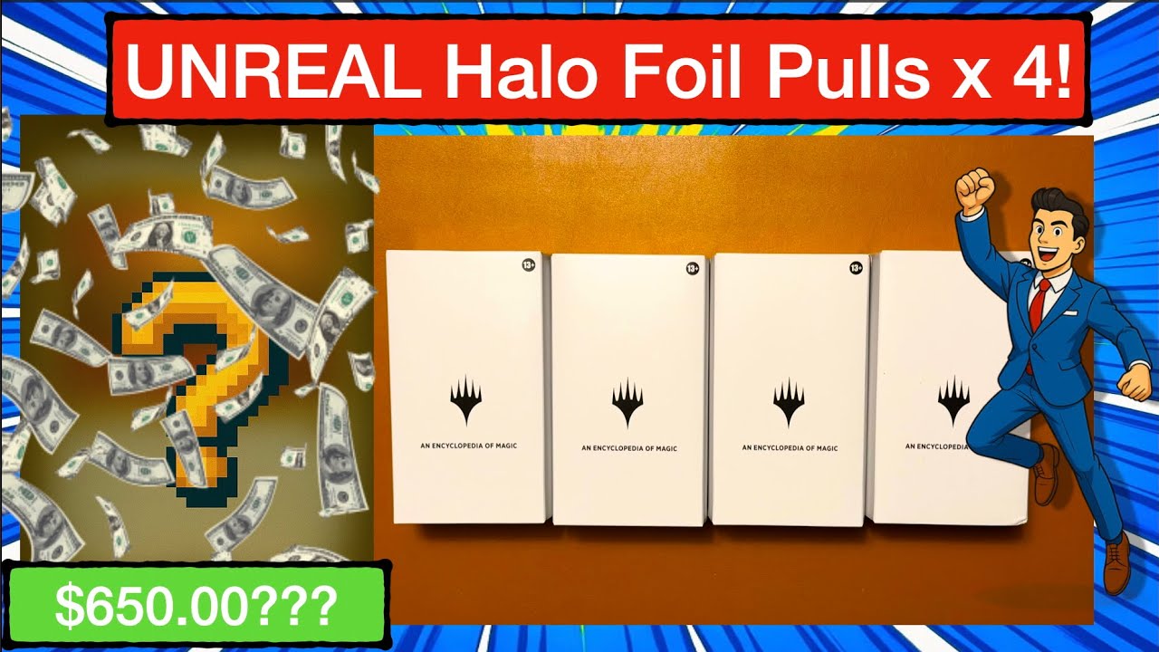 INASNE HALO FOIL PULLS! MTG Encyclopedia of Magic HYER RARE PULLS!