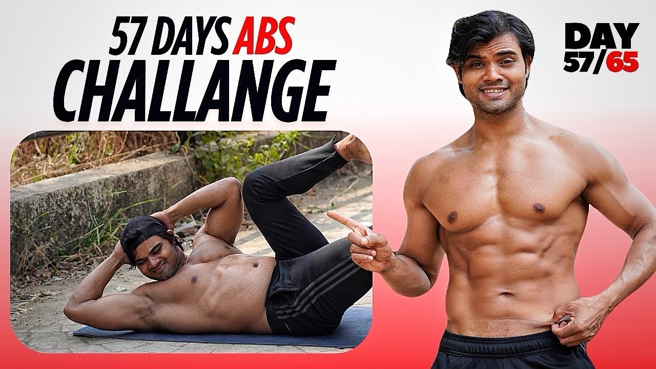 Sirf 6 Exercises Se 6 Pack Abs 😱 | Day 57 ABS Challenge