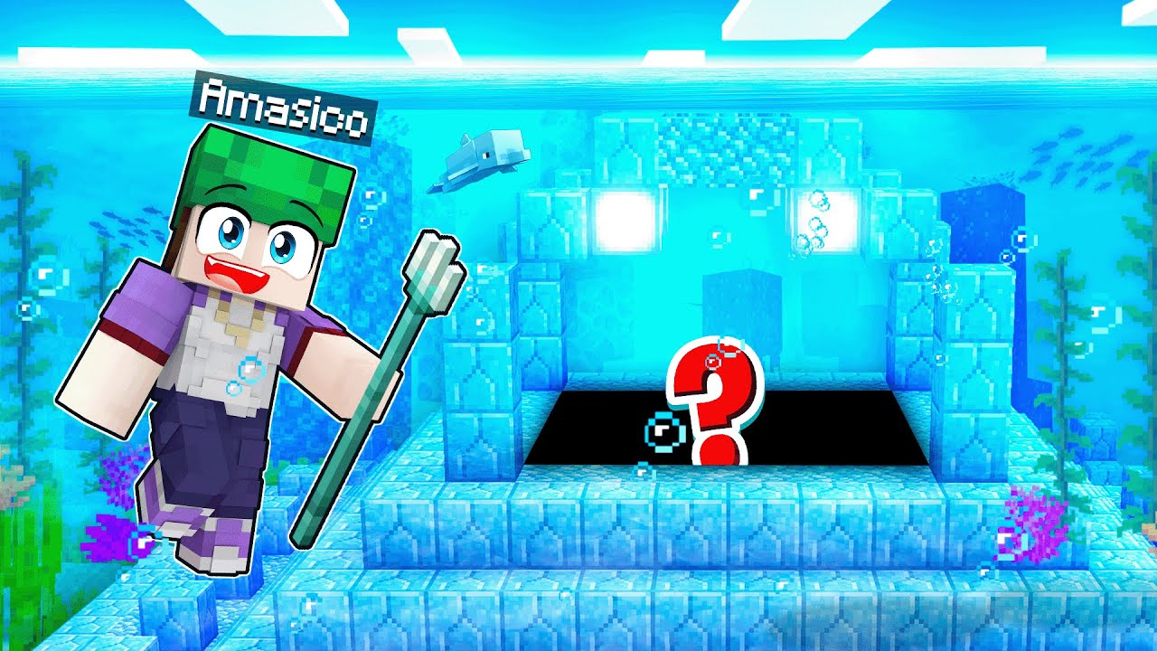 Am GASIT un TEMPLU SUBACVATIC in MINECRAFT!