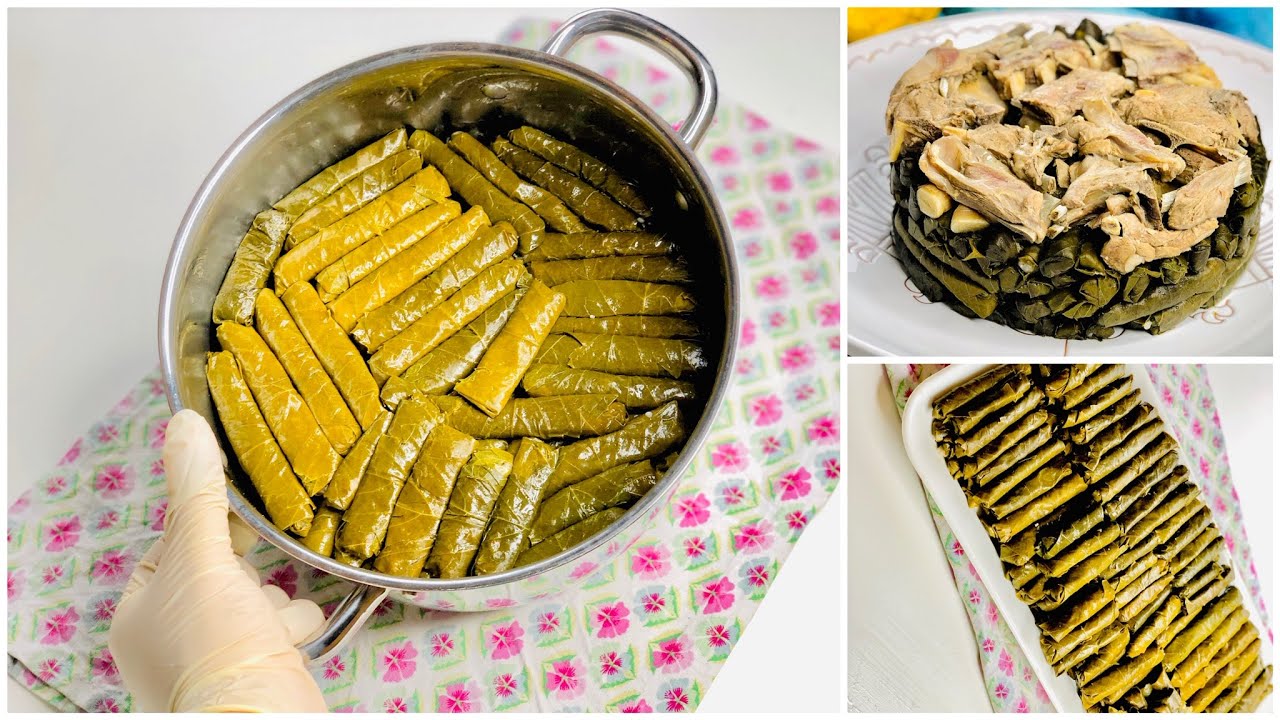 اطيب ورق عنب على الأصول مع كل المعلومات و التفصيل لكل ست بيت (ورق دوالي فلسطيني)كوني مميزا بطبخك معي