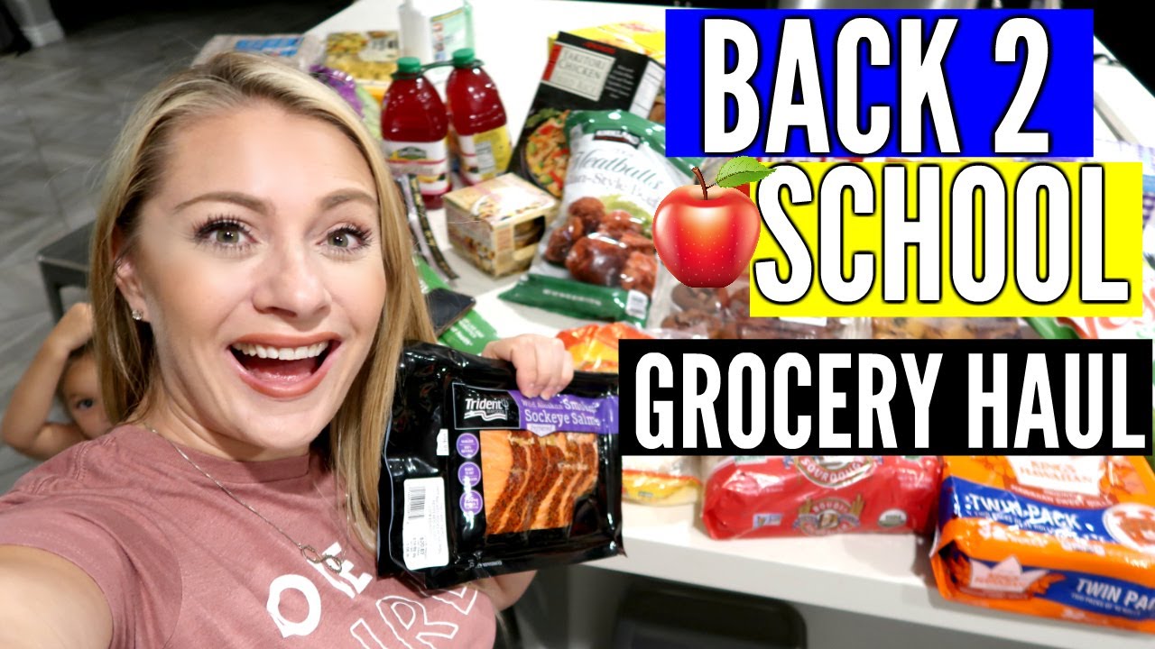 BACK TO SCHOOL GROCERY HAUL 2020 // LARGE FAMILY COSTCO GROCERY HAUL AUGUST 2020 // MOM OF 5