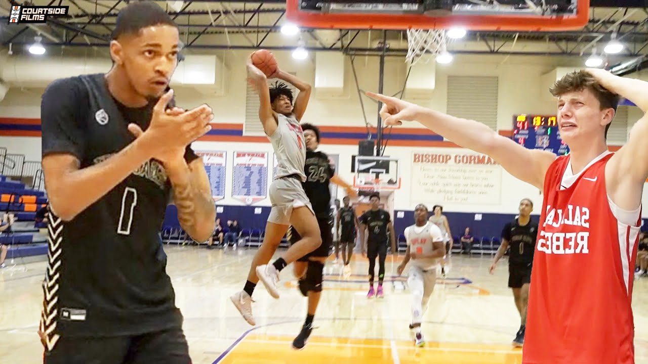 5-Stars Dior Johnson and Shaedon Sharpe WENT AT IT!! Things Got HEATED in Vegas!