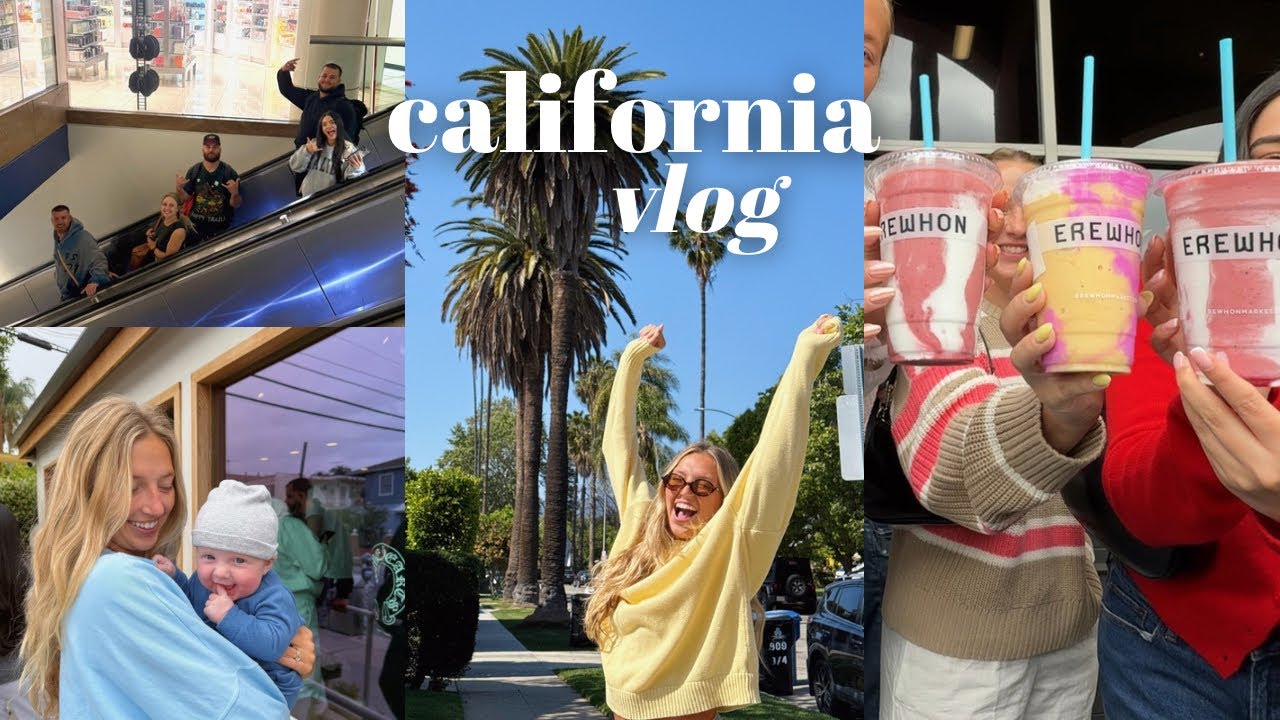 California!!! erewhon taste test, wedding guest shopping, Laguna beach, & more!!