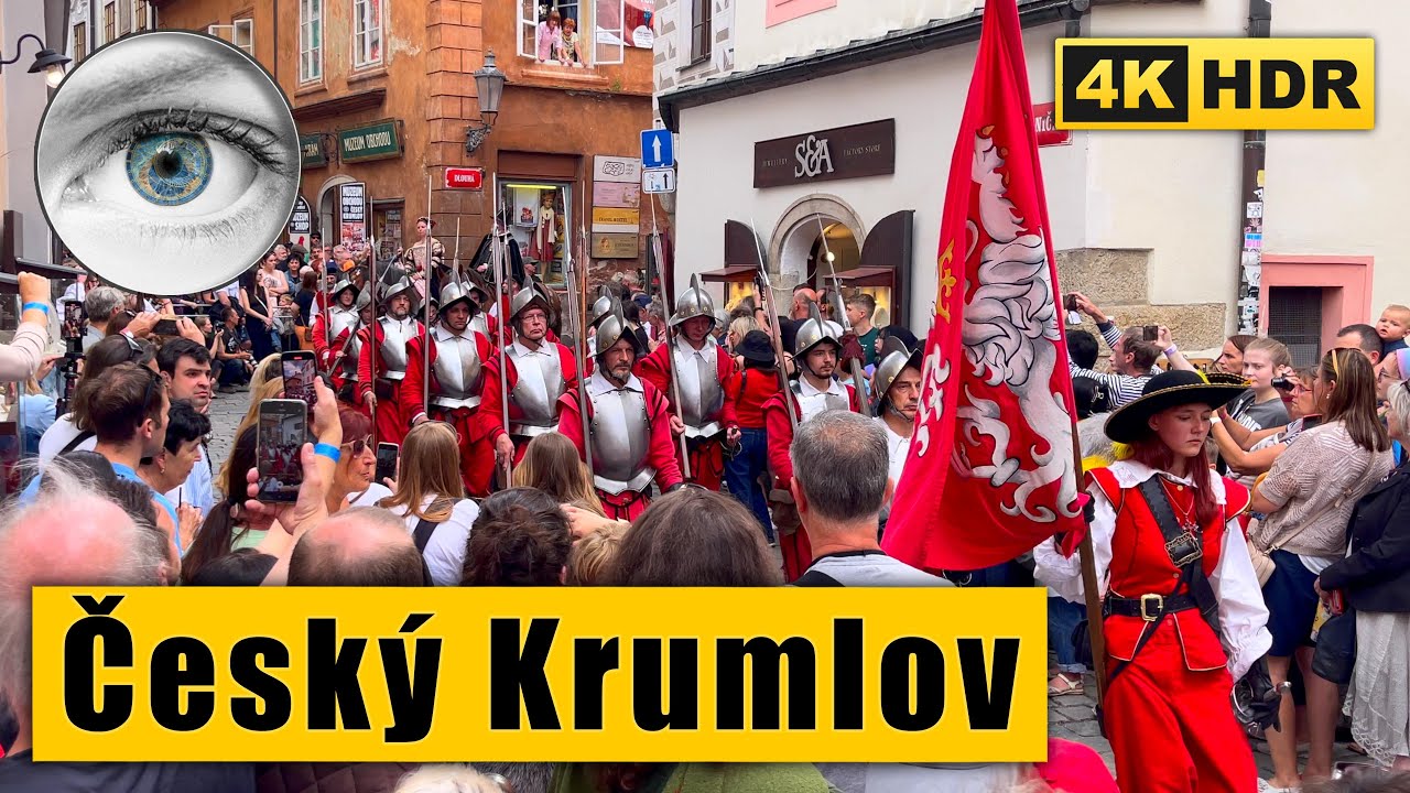 The Historical parade - Five-Petalled Rose Festival Český Krumlov 🇨🇿 Czech Republic 4k HDR ASMR