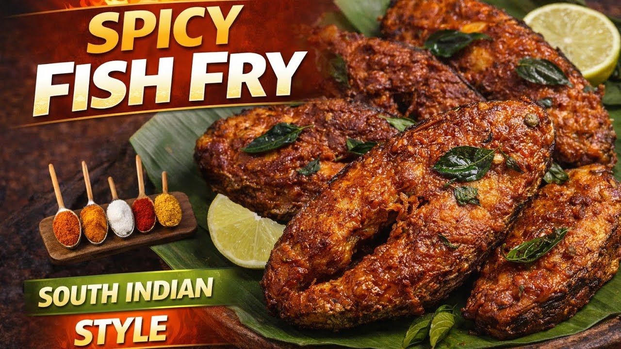 Crispy Fish Fry 🐟 | Easy & Tasty Fish Fry Recipe🔥