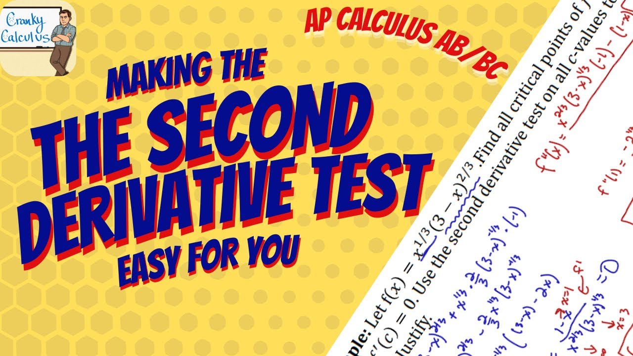 The Second Derivative Test and How it is Used | AP Calculus AB/BC