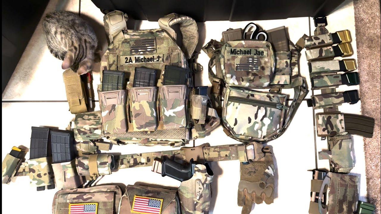 How I set up my battle kit. Duty belt, plate carrier and medical
