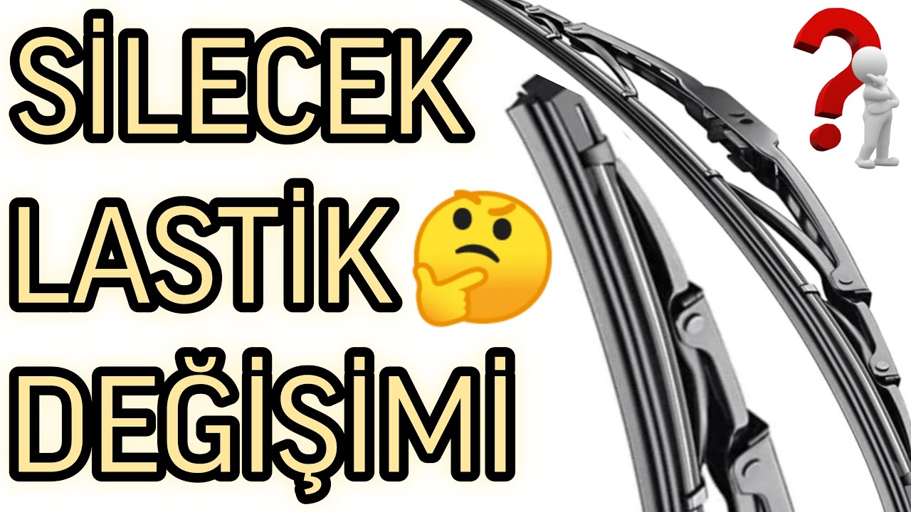 Cam silecekleri lastik değişimi. Windshield wiper blade replacement.