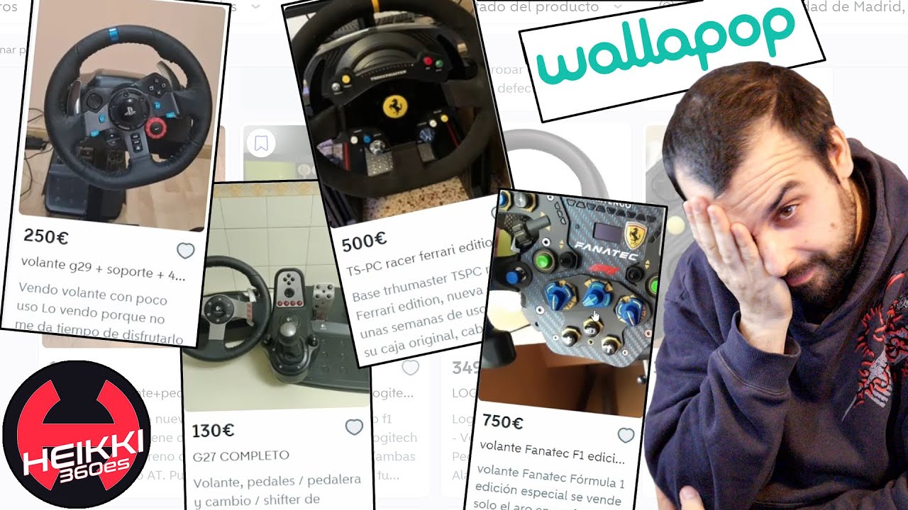 Un paseo por Wallapop viendo volantes a la venta. Y sí, la mayoría no tienen sentido