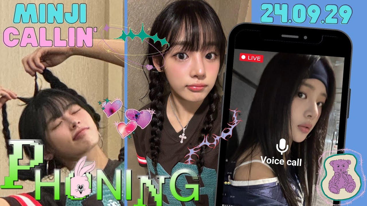 💙 Minji 민지 🐻 | 240929 | 🔴 Phoning LIVE | NewJeans 뉴진스
