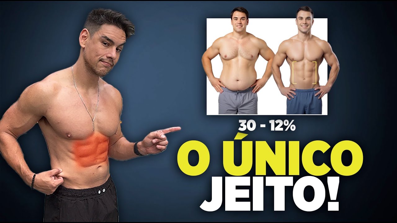 O Jeito Mais RÁPIDO pra chegar a 12% de Gordura (De qualquer ponto de partida!)
