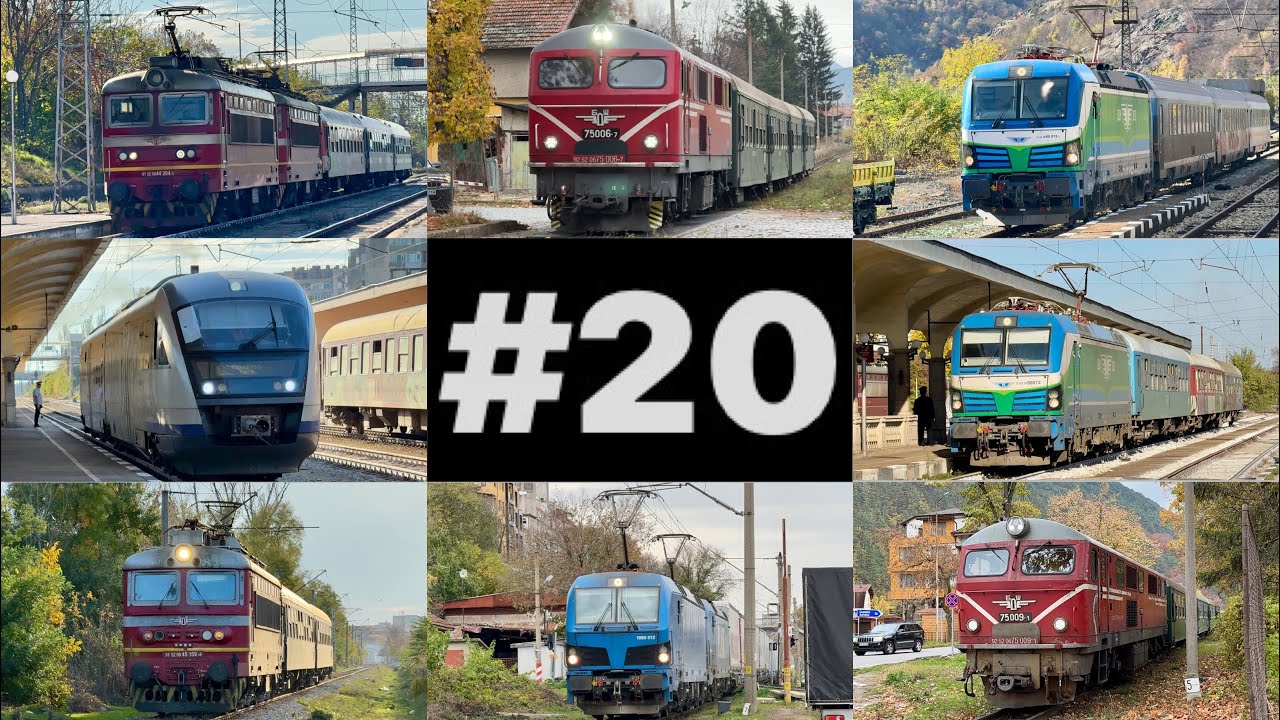 [4K] Trainspotting I Episode 20 (Smartrons, Narrow-gauge, Desiro, Skoda, BDZ, Pimk and others)🛤️