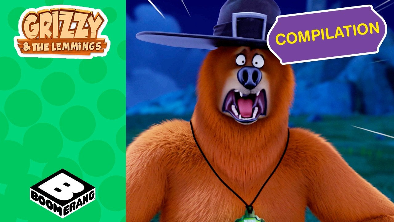 I momenti migliori del cartone per bambini 😂 | Grizzy e i Lemming | Boomerang Italia