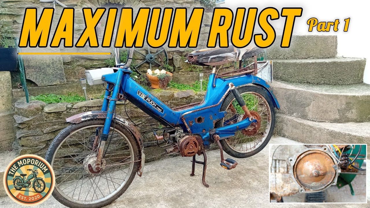Puch Maxi, часть 1: Осмотр двигателя