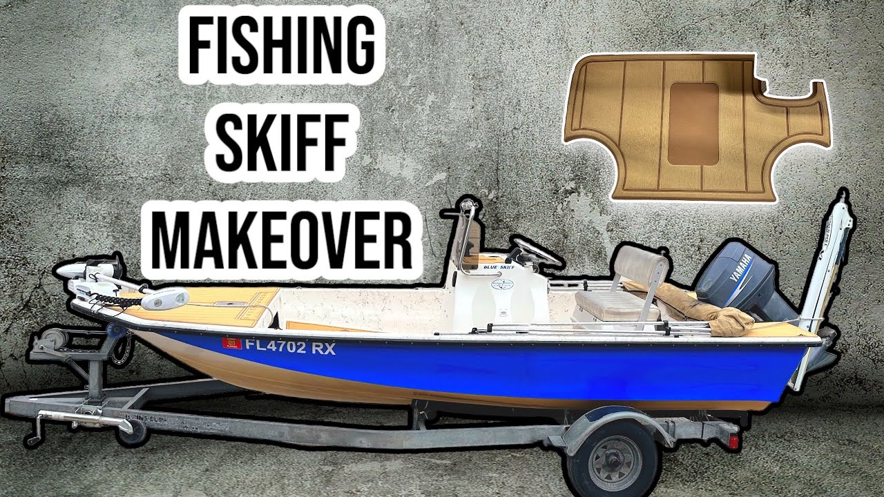 Cheap Skiff Makeover (Marine Mat and Vinyl Wrap)