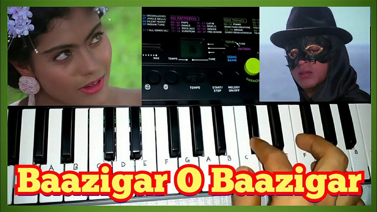 Baazigar O Baazigar on keyboard (Casio Sa 47) By Madan Mali