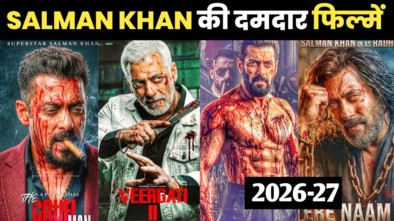 Top 10 SALMAN KHAN Upcoming Action Movies 2026-27 | Salman Khan's dangerous action movies 2026-27