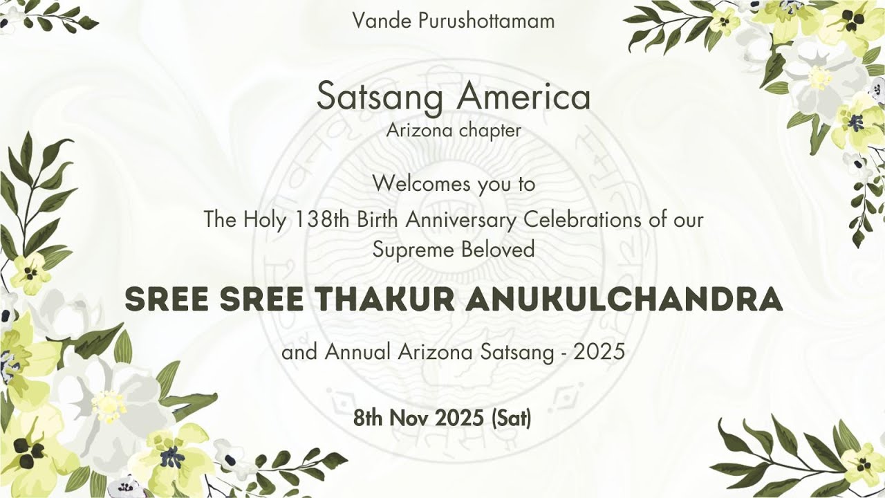 Arizona Annual Satsang 2025