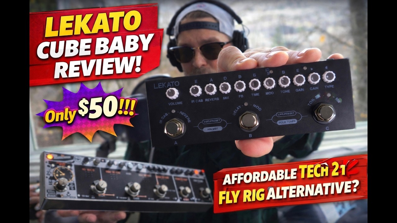 $50 Guitar Processor?! LEKATO CUBE BABY Review | Affordable Fly Rig Alternative