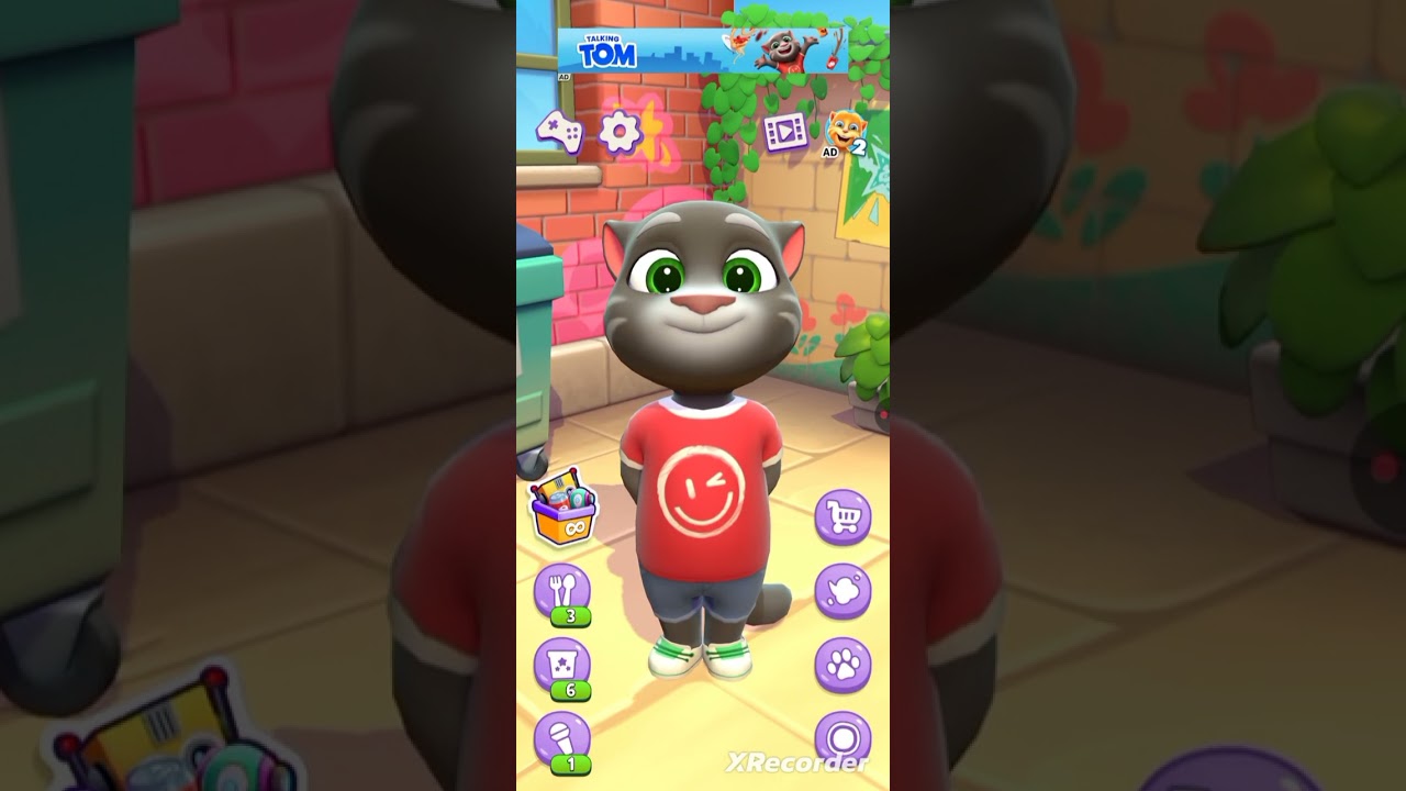 nova atualização do talking Tom cat