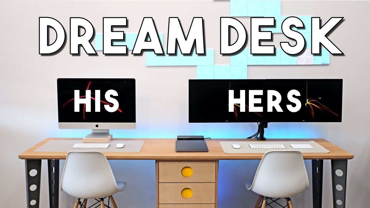 DIY Two Person Dream Desk Build #rocklerdeskchallenge