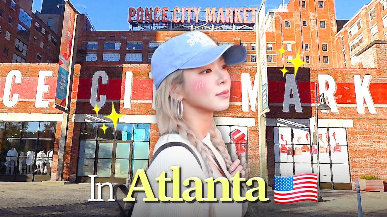 애틀랜타는 처음입니다만🖐🏻 초아’s 미국🇺🇸 여행 브이로그 2탄 | 조지아 아쿠아리움🐧, 세포라, 폰즈시티마켓, 애틀랜타 숙소 추천