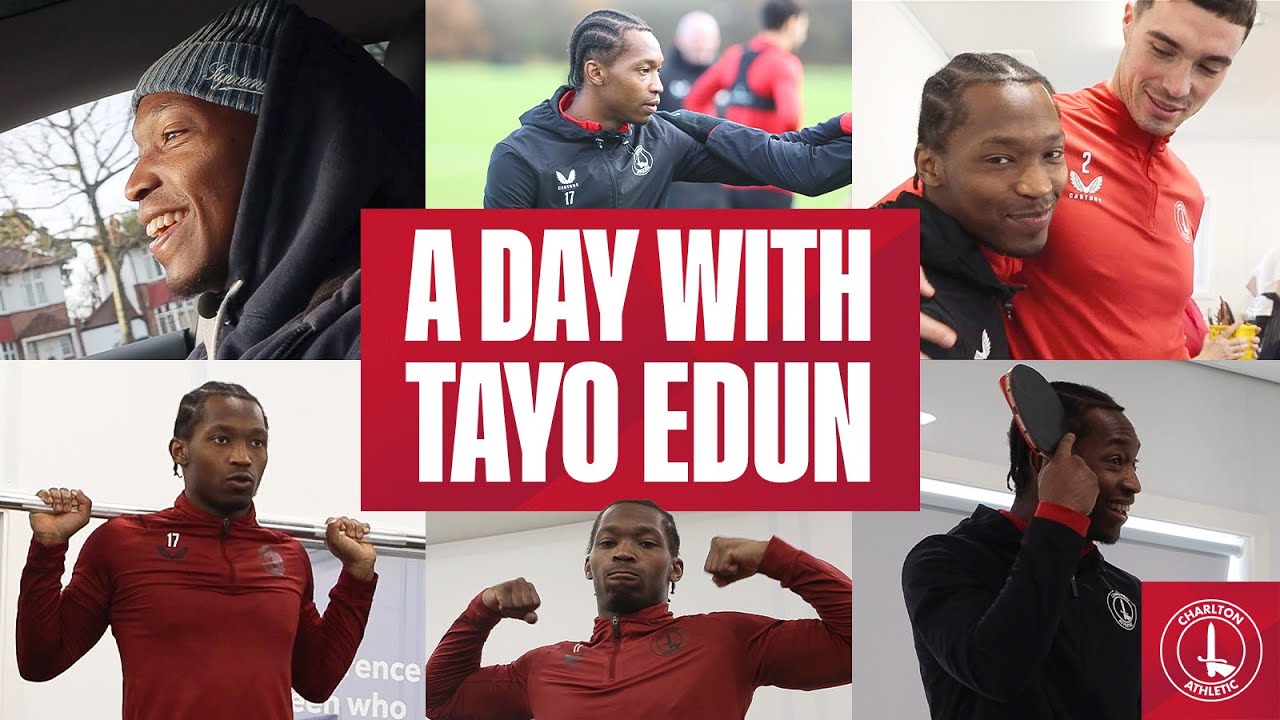 A Day With Tayo Edun At Charlton 👀