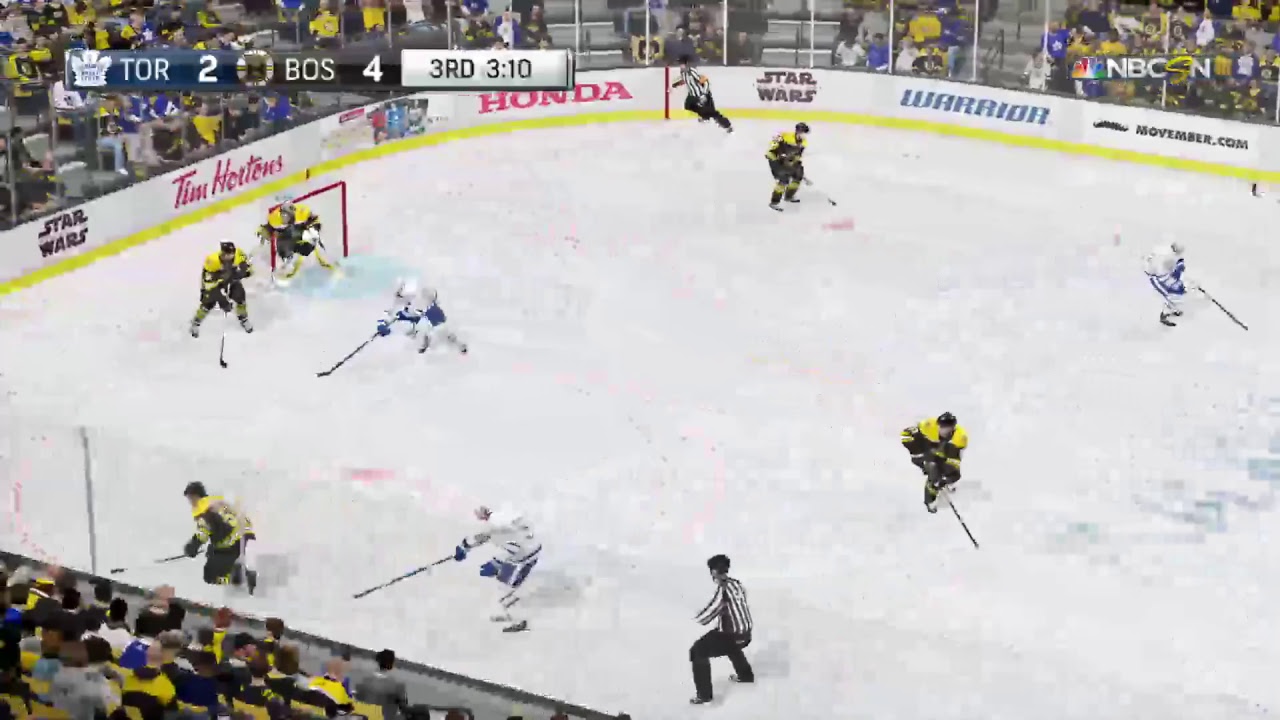 NHL18  ultra realism 20 minute period TOR @ BOS