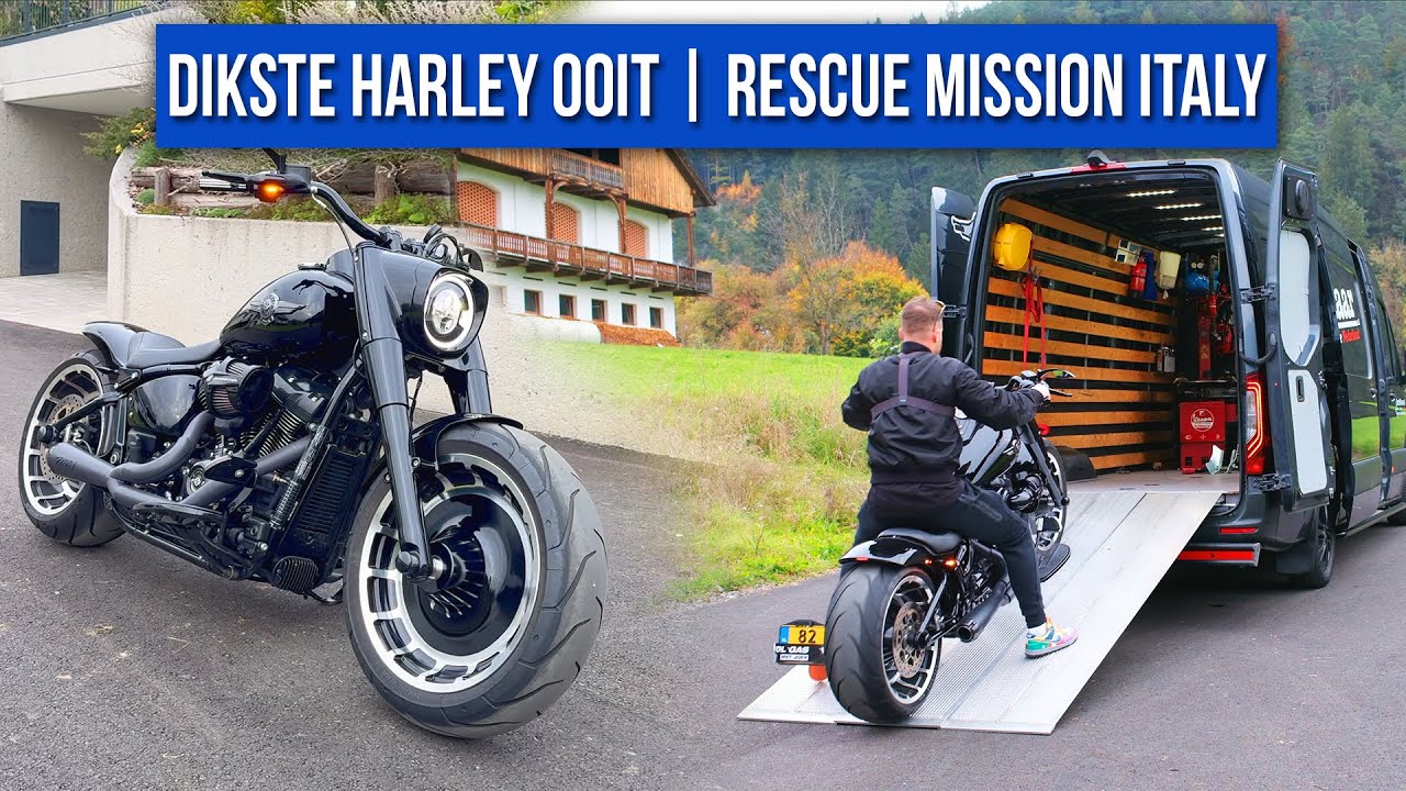 DIKSTE HARLEY OOIT! | RESCUE MISSION ITALY | VOL GAS MET JOEY