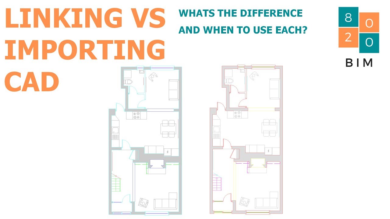 Linking vs Importing AutoCAD Files into Revit
