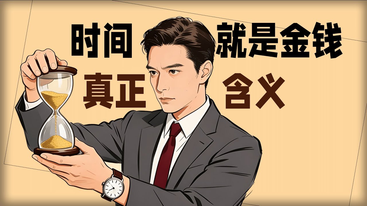 “时间就是金钱”的真正含义,以及 “省钱习惯” 剥夺人生自由的原因?