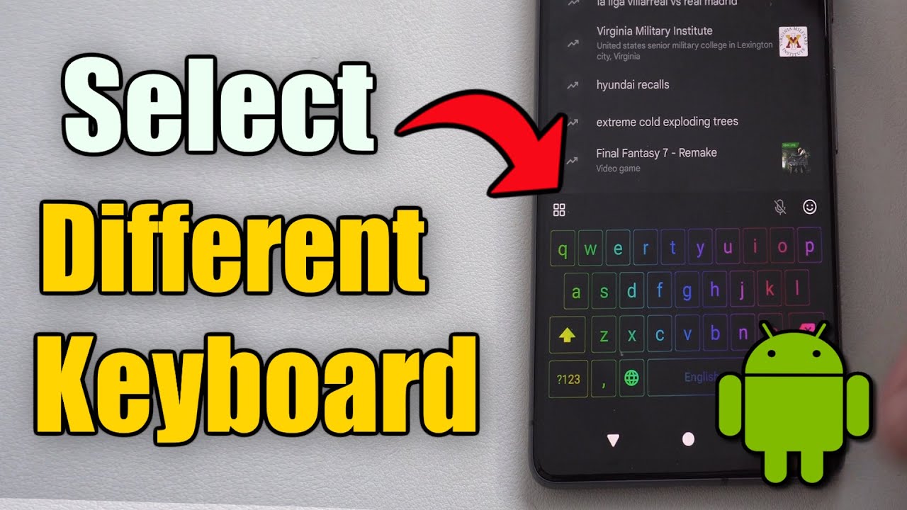 Как выбрать другую клавиатуру на телефоне Android (лучший способ)