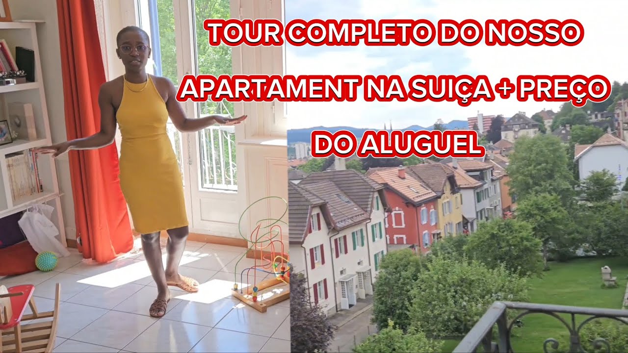 TOUR COMPLETO DO NOSSO APARTAMENTO NA SUIÇA + PREÇO DO ALUGUEL #suica #apartamento.🇨🇭🇦🇴🇧🇷🇵🇹🇮🇹