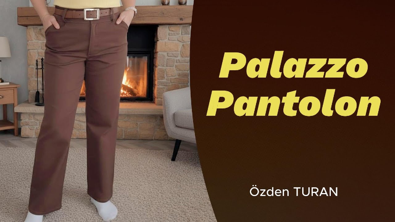 Palazzo Pantolon Nasıl Dikilir? How to Sew Palazzo Trousers?