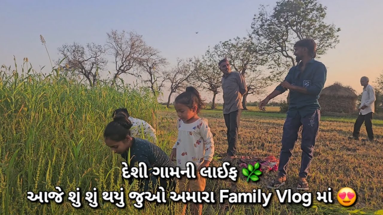 આજે Village Life Vlog 🌿દેશી લાઈફની મજા 😍 | આ vlog miss ના કરશો ❤️ 