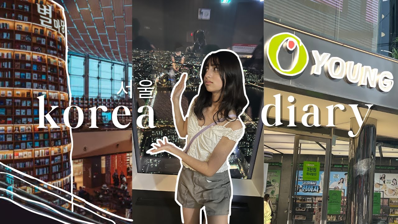 korea vlog 🇰🇷 matcha, cafe hopping, olive young, hanboks ♡