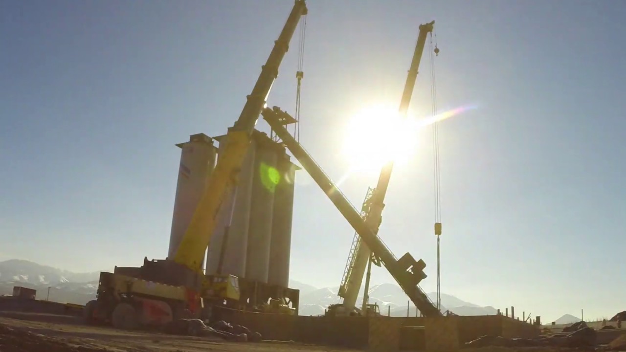 Morgan Asphalt Plant Construction - timelapse (short)