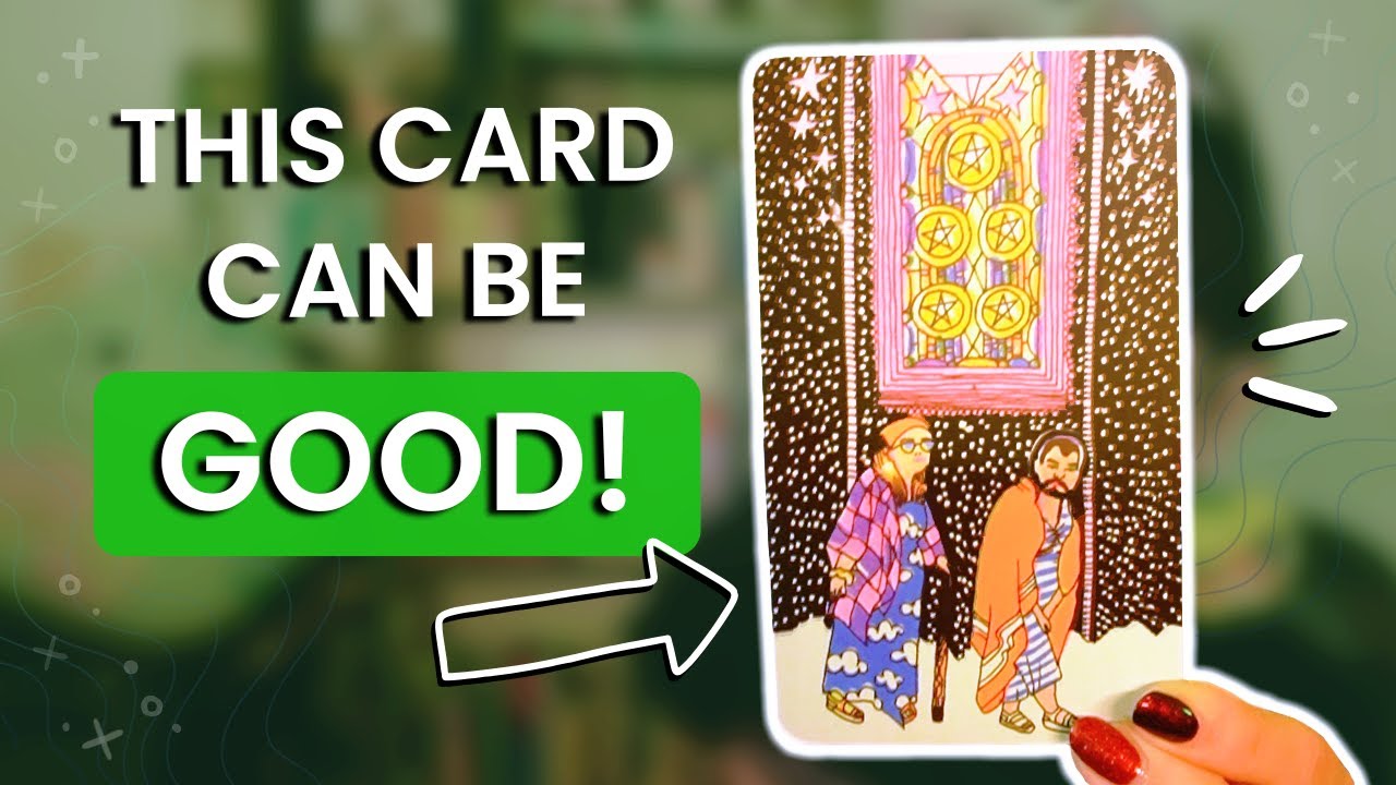 UN-SCARIFYING the 5 OF PENTACLES tarot card as a skeptical reader ⋆˙⟡ positive & neutral meanings