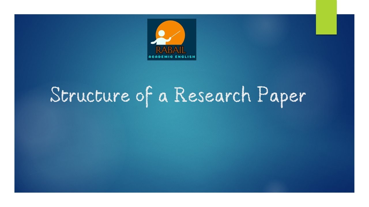 Structure of a Research Report/Paper || Explained in Urdu/Hindi || BS Women University Mardan