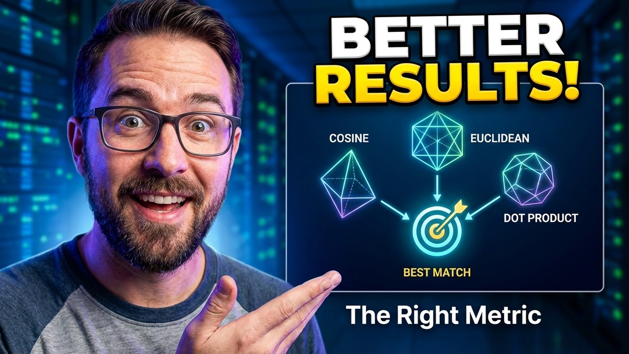 День 30: Выбор правильной метрики векторного сходства: объяснение косинусного, евклидова и скаляр...