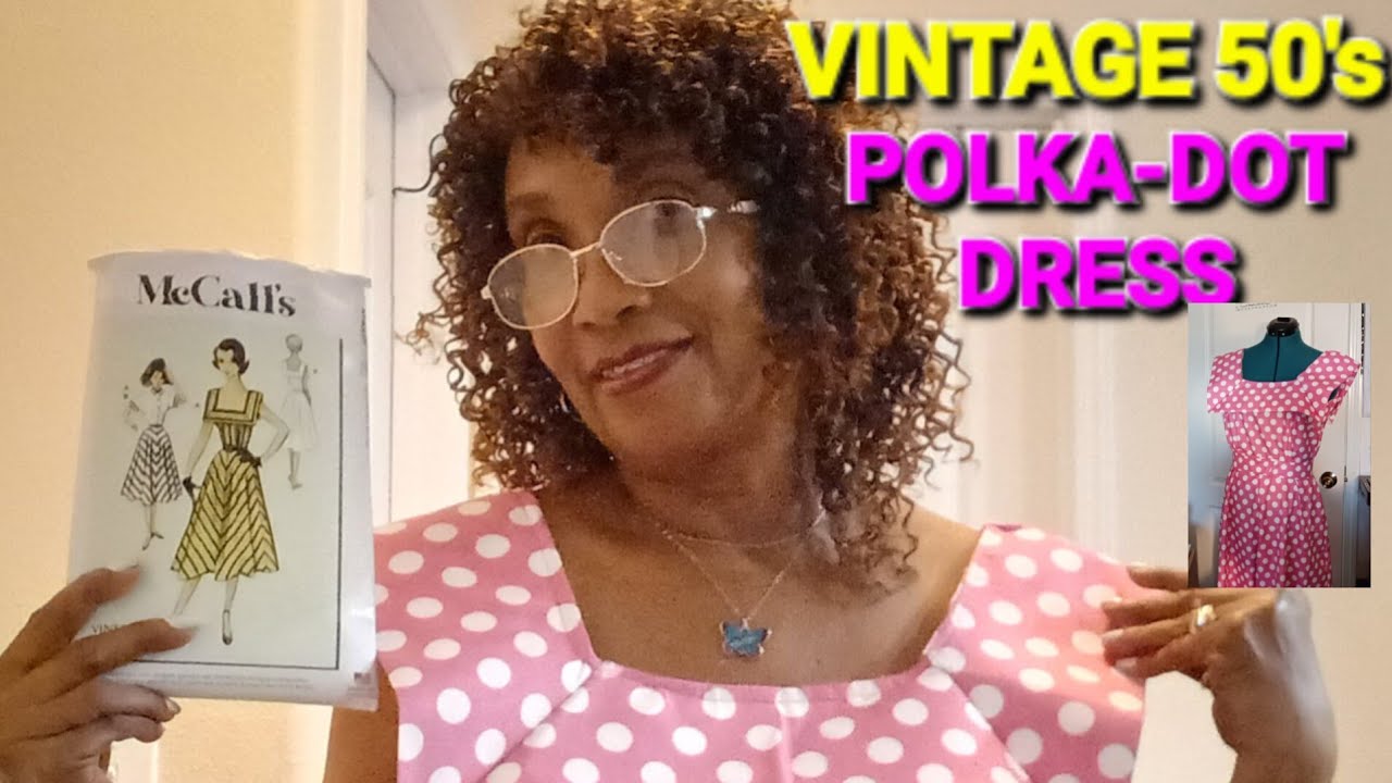 The Vintage 50's Polka Dot Dress!
