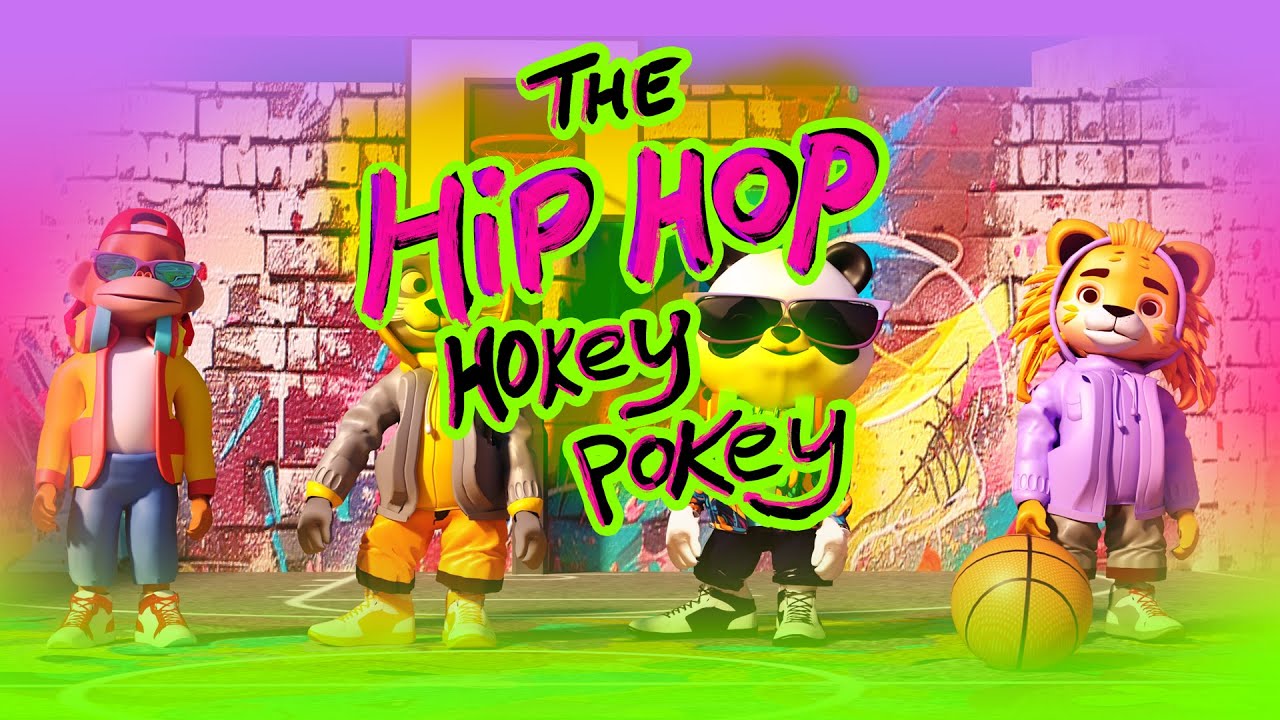 The Hip Hop Hokey Pokey | The Hokey Pokey Hip Hop Remix | Nursery Rhymes by Rap & Rhyme Time