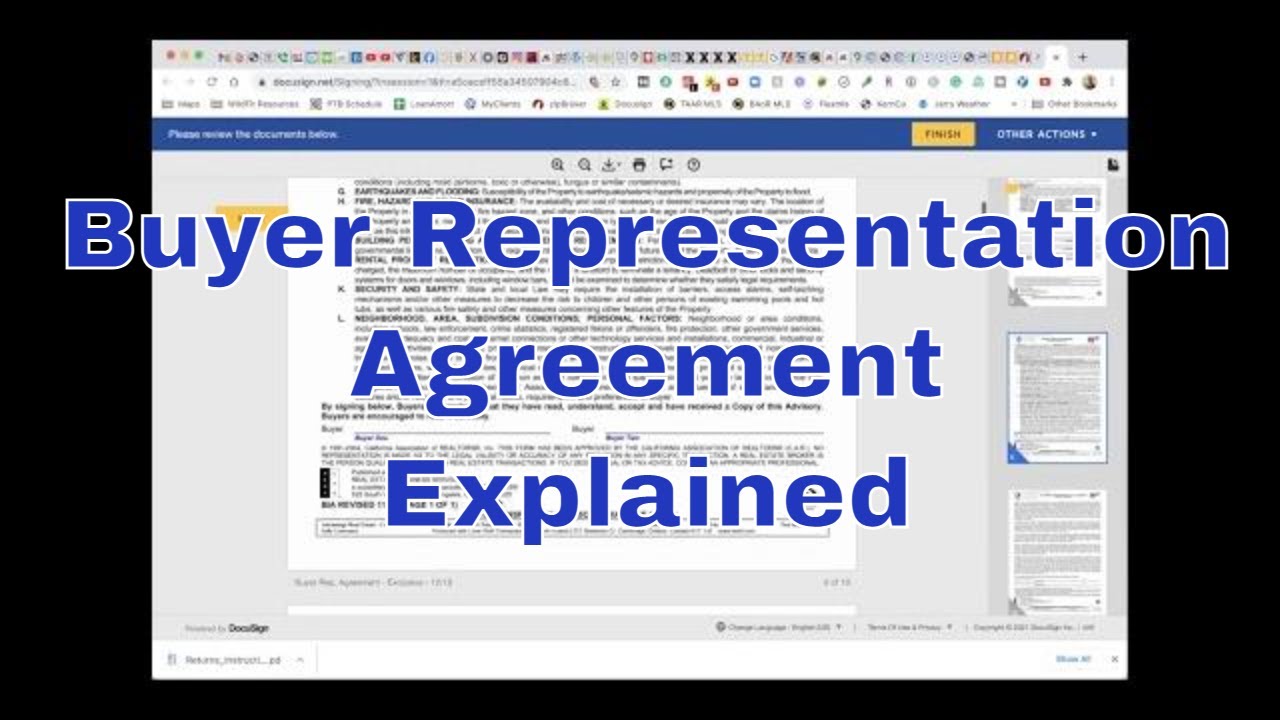 Buyer Representation Agreement Explained
