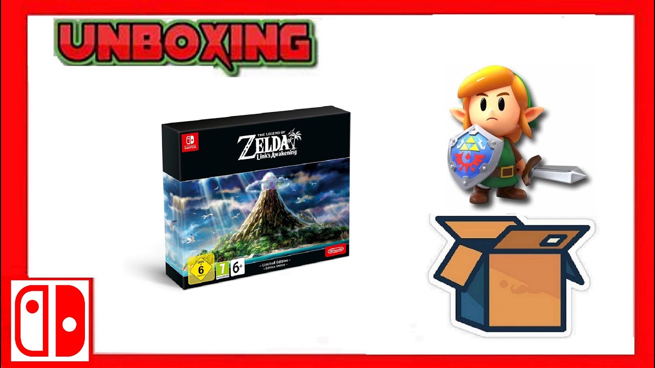 🎮 Unboxing The Legend of Zelda Link&acute;s Akawening Limited Edition - Nintendo Switch
